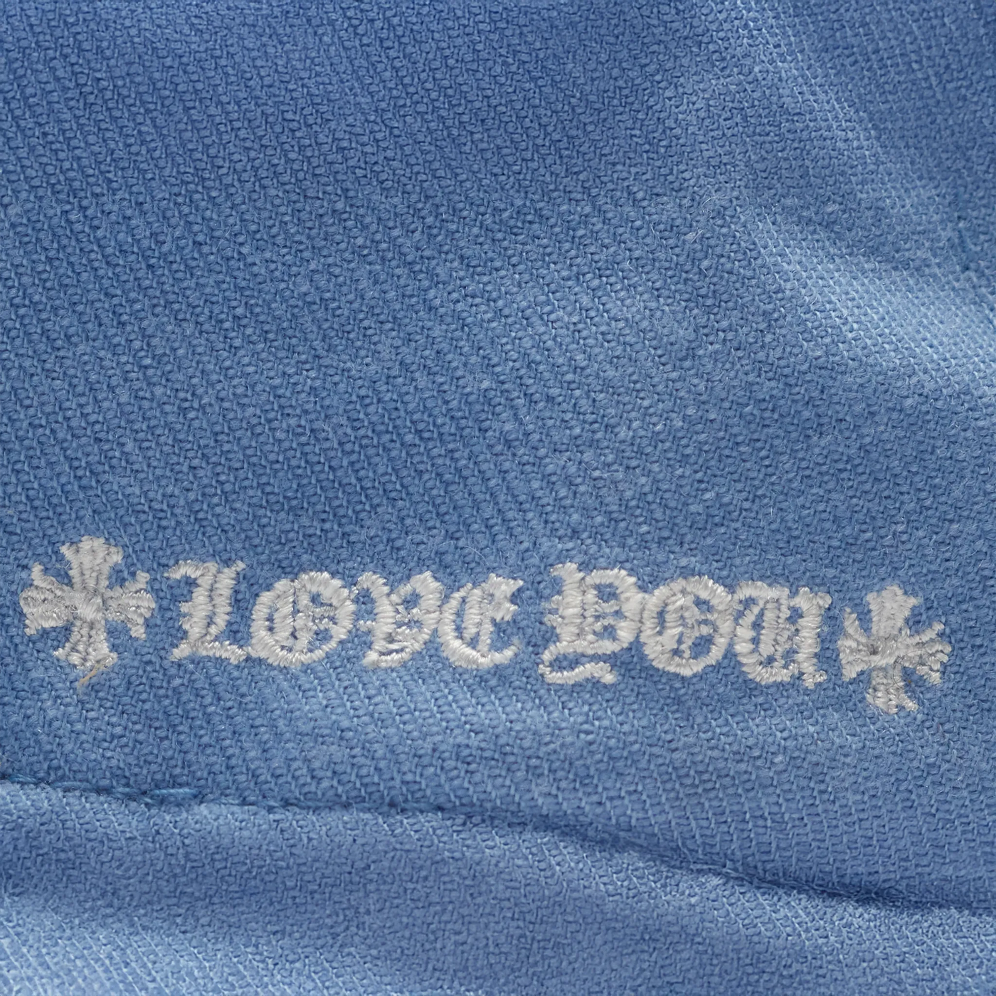 Casquette Chrome Hearts Vinny Heart Embroidered Clair Bleu Baseball — vue 6