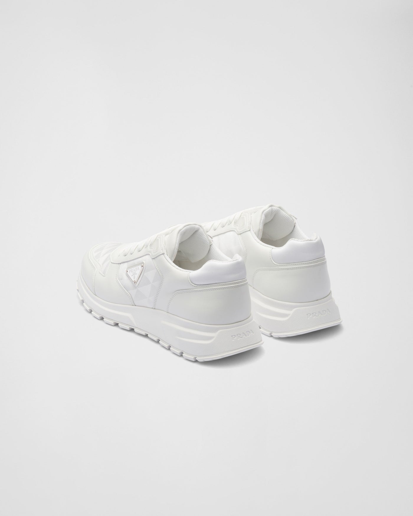 Baskets Prada Basic Blanc — vue 3