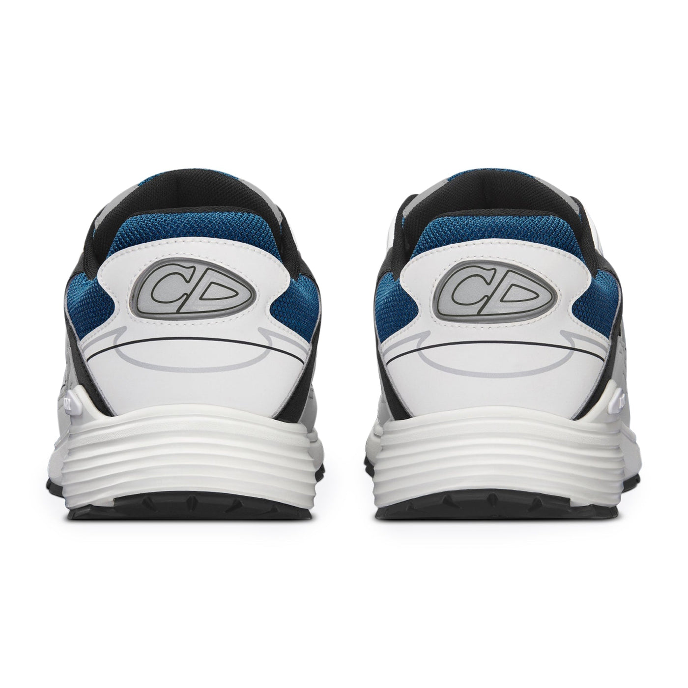 Baskets Dior B30 Bleu Blanc Gris — vue 4