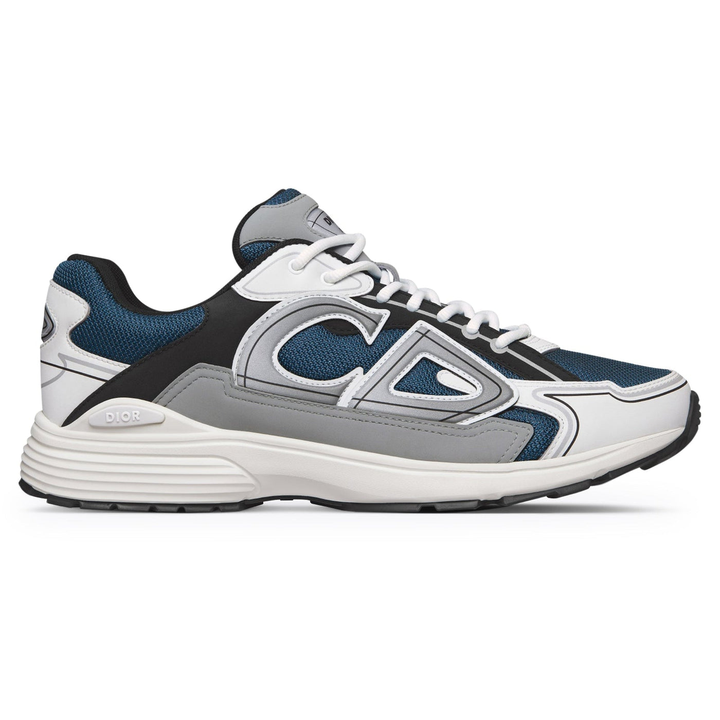 Baskets Dior B30 Bleu Blanc Gris