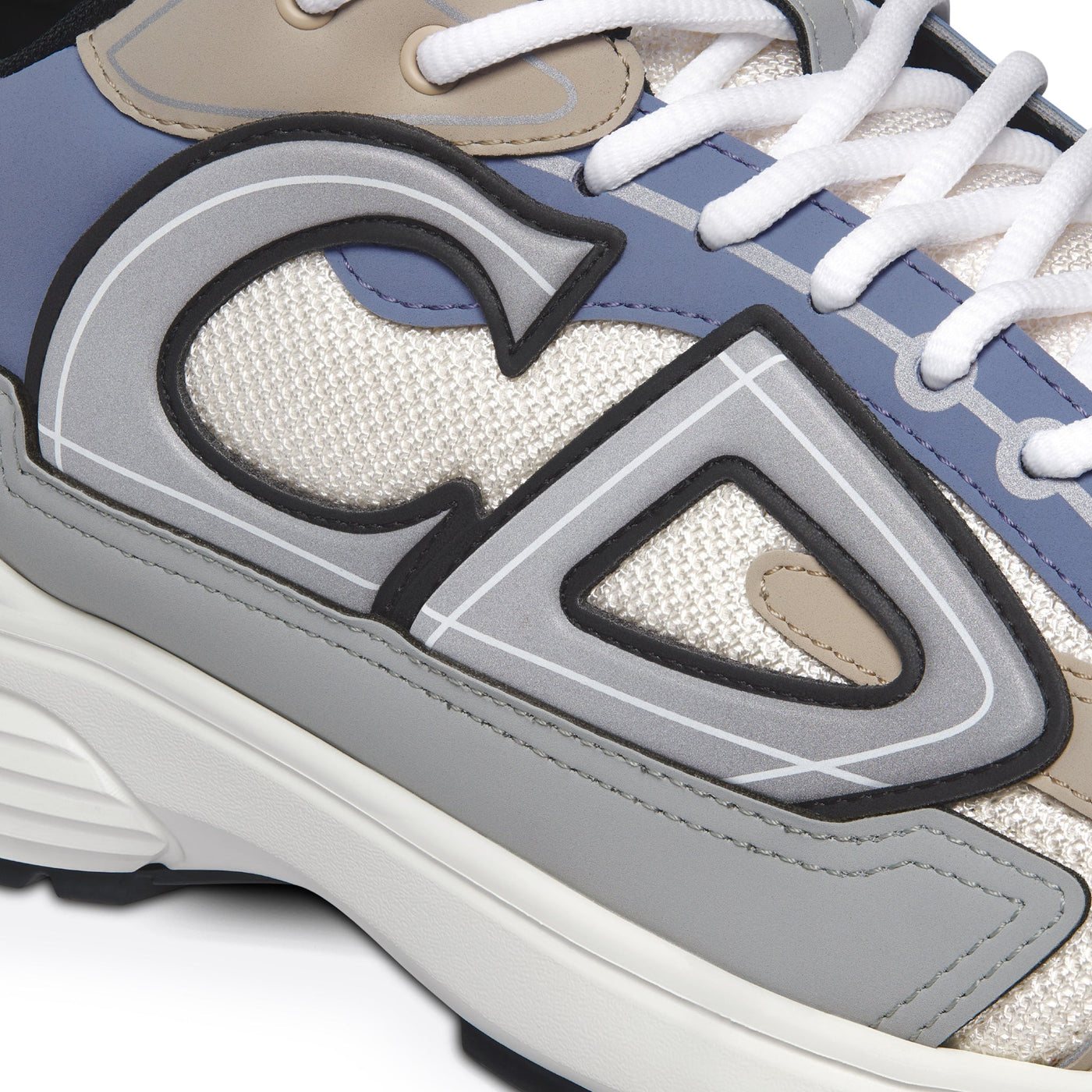 Baskets Dior B30 Beige Bleu — vue 5