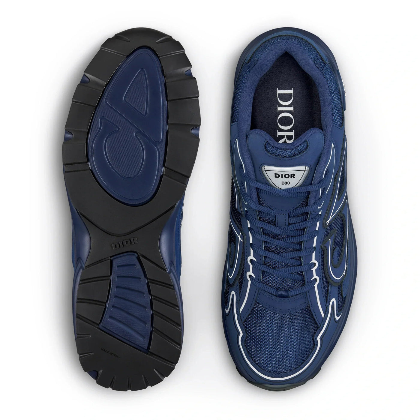 Baskets Dior B30 Bleu — vue 3