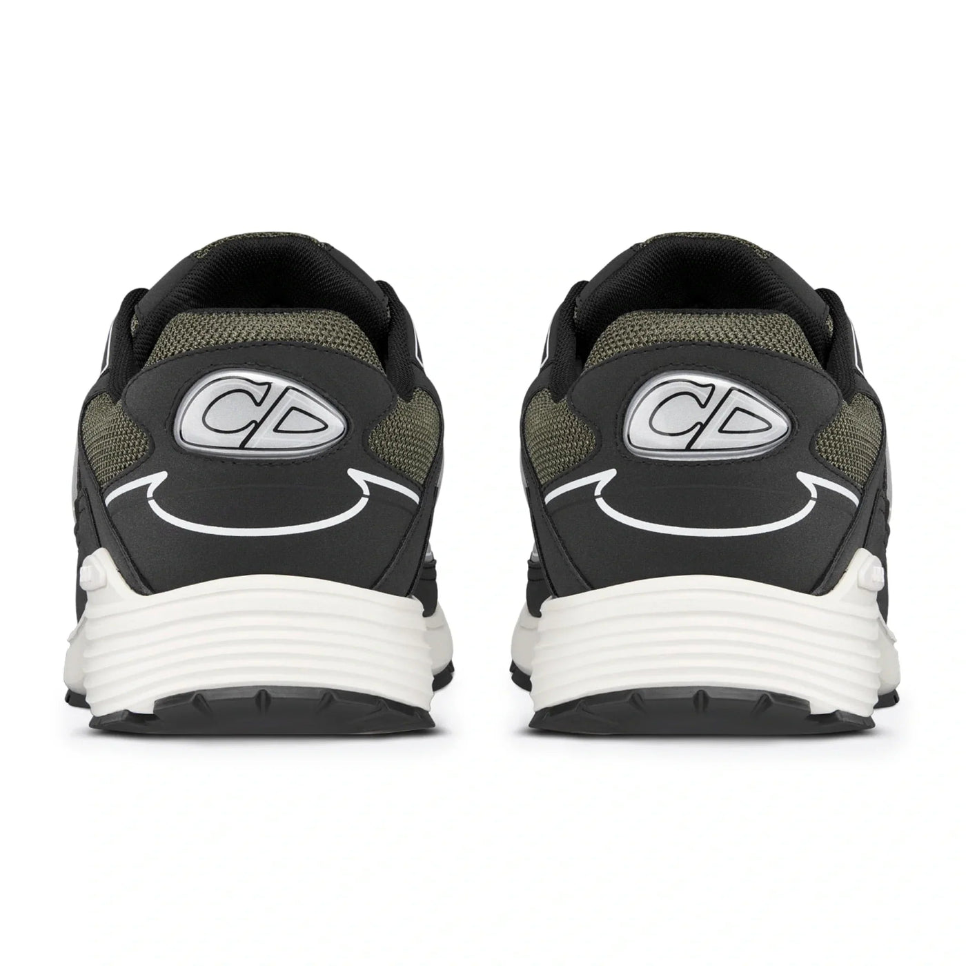 Baskets Dior B30 Kaki Noir — vue 3