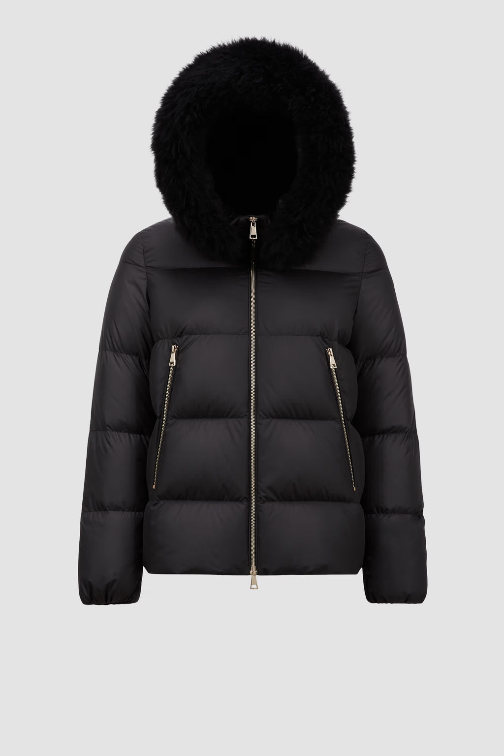Doudoune Moncler Courte A Capuche Laichefur Noir — vue 2