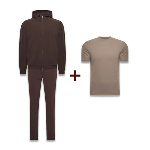 Ensemble Réversible — Espresso / Taupe