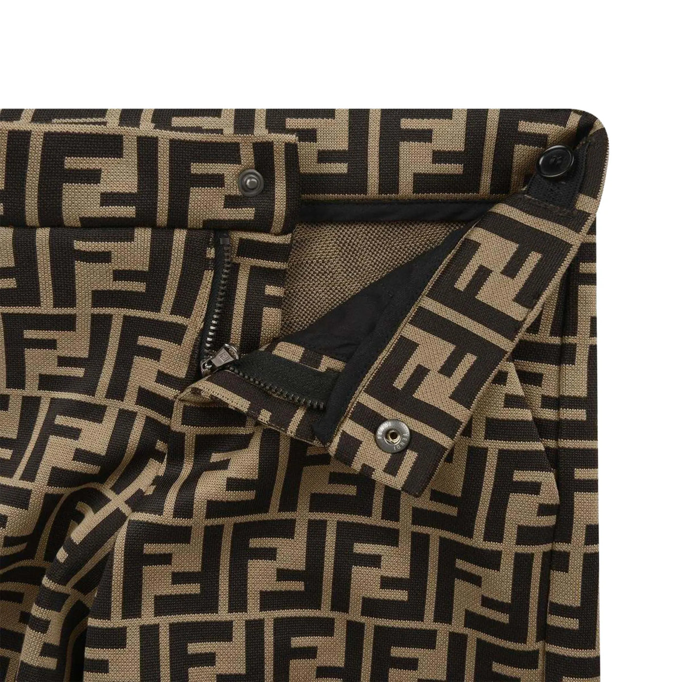 Short Fendi Marron — vue 3