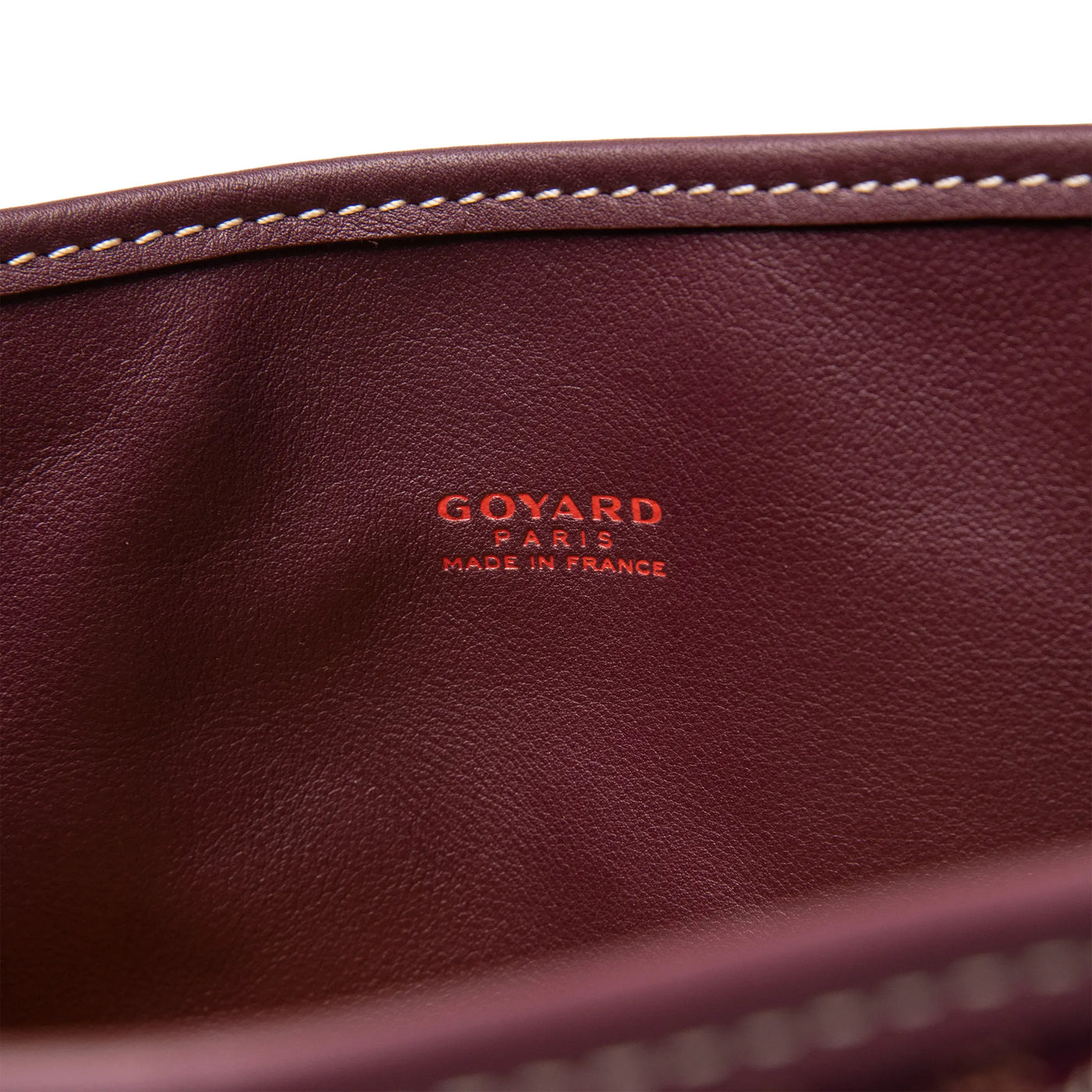 Sac Goyard Anjou Mini Burgundy — vue 12