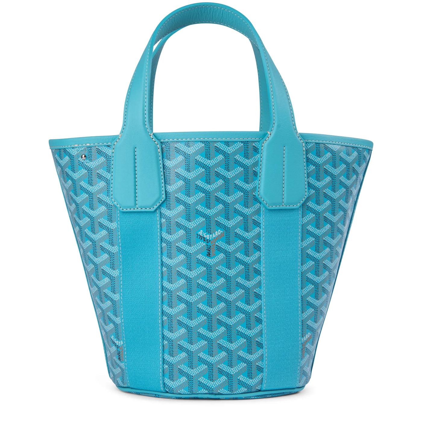Cabas Goyard Belharra Turquoise PM — vue 2