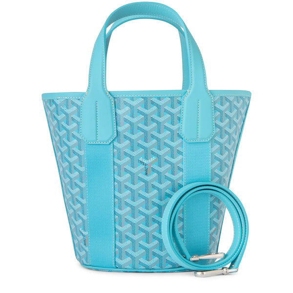 Cabas Goyard Belharra Turquoise PM