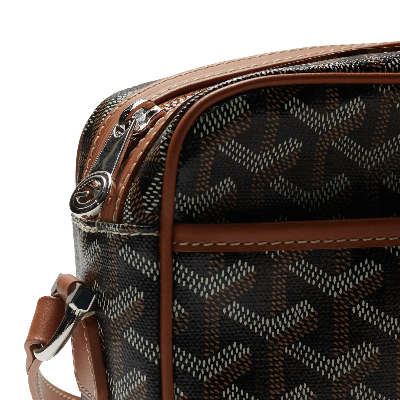Sac Goyard vert PM Noir Tan — vue 4