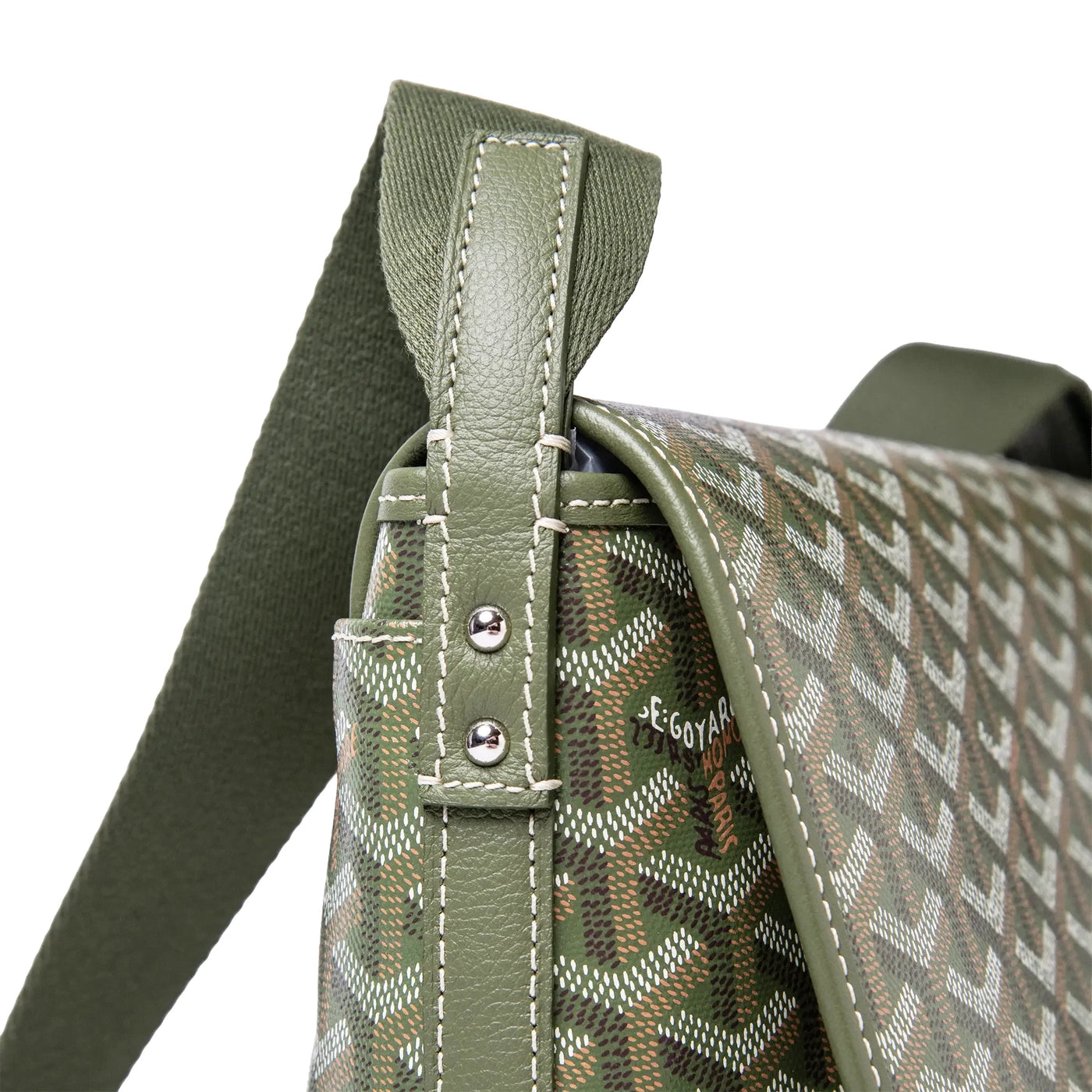 Sac à bandoulière Goyard Capetien MM Khaki Messenger — vue 8