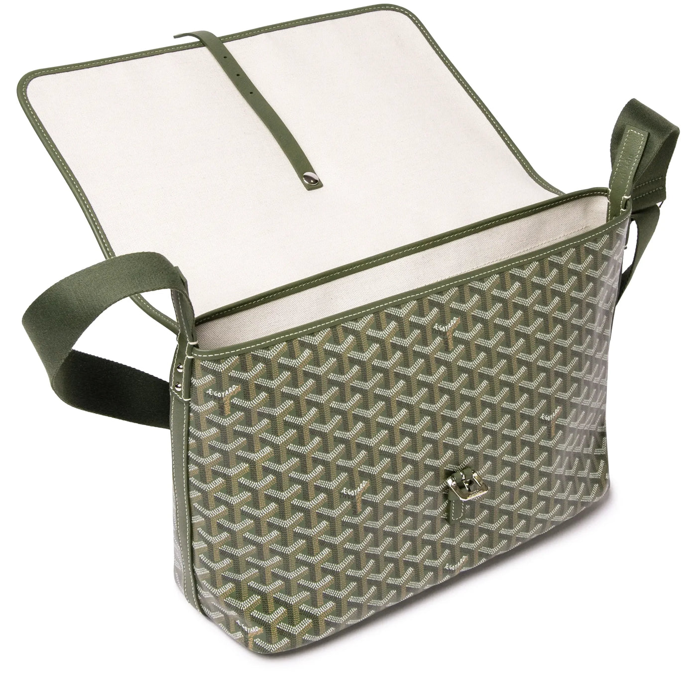 Sac à bandoulière Goyard Capetien MM Khaki Messenger — vue 3