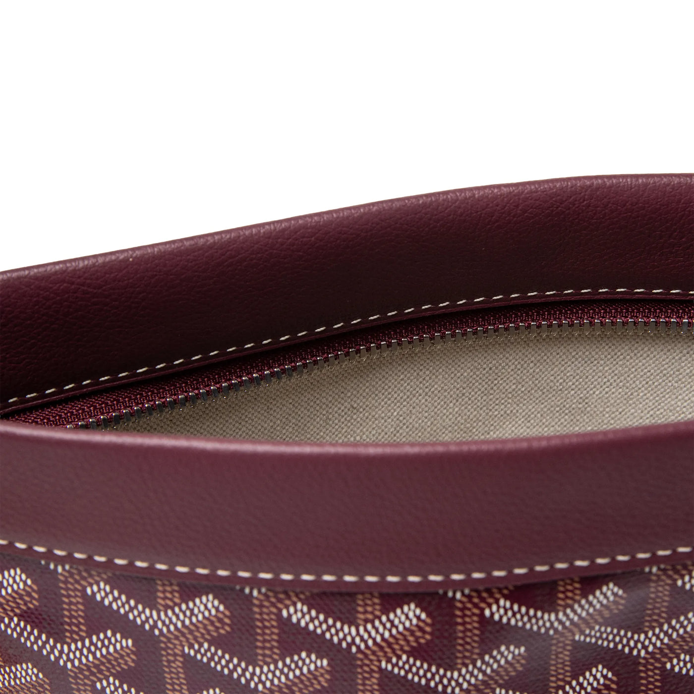 Pochette Goyard Conti Burgundy — vue 4