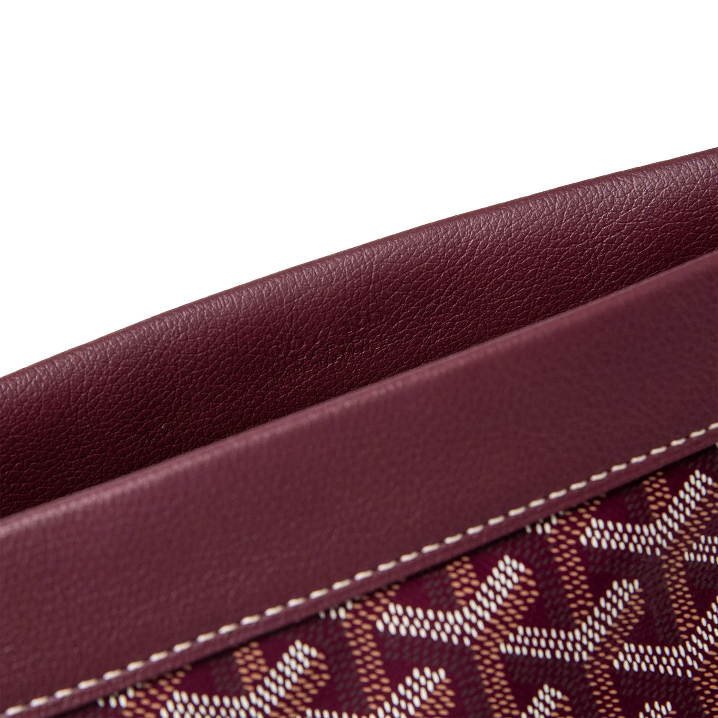 Pochette Goyard Conti Burgundy — vue 3
