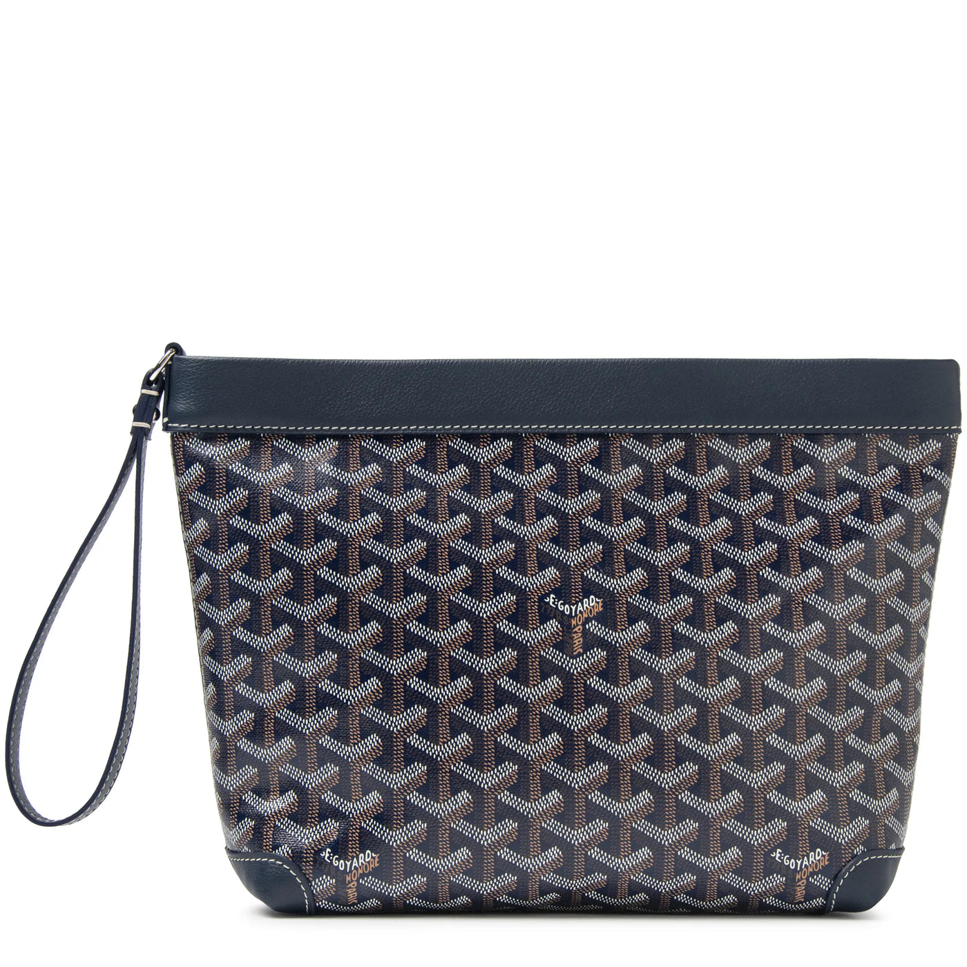 Pochette Goyard Conti Marine Bleu