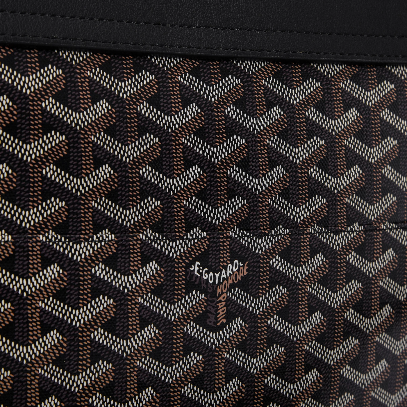 Sac à bandoulière Goyard Coursier Noir Messenger — vue 6