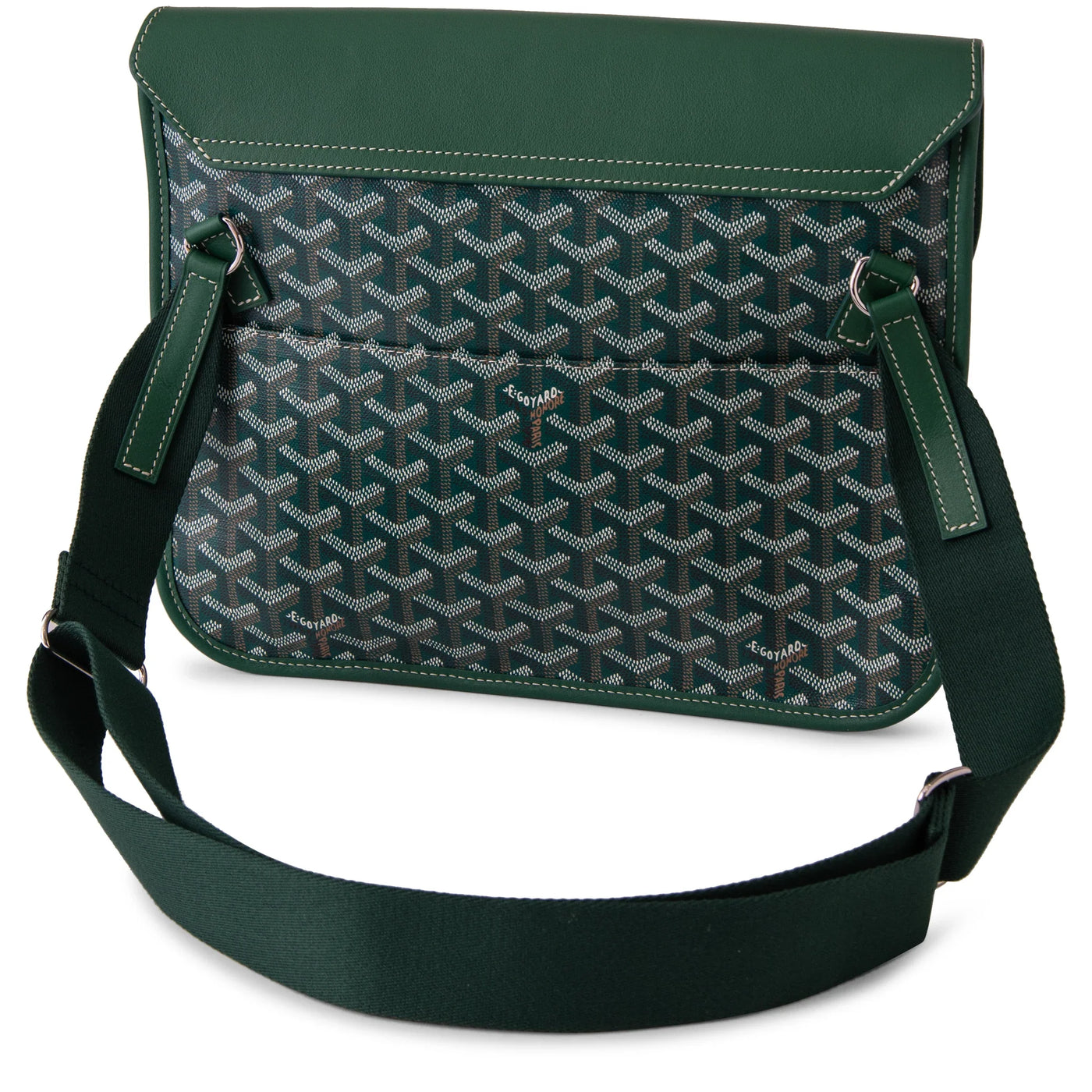 Sac à bandoulière Goyard Coursier Vert Messenger — vue 10