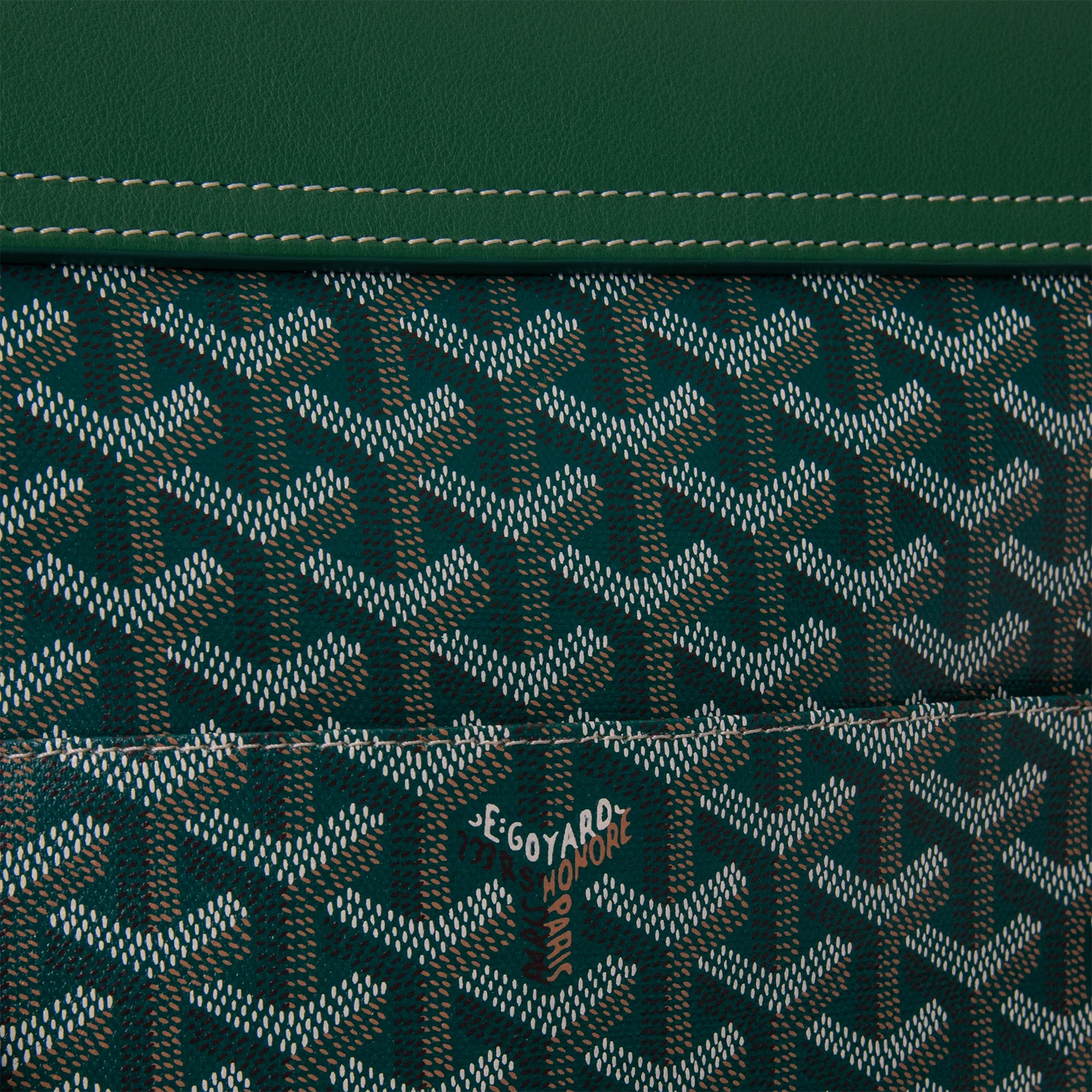 Sac à bandoulière Goyard Coursier Vert Messenger — vue 6
