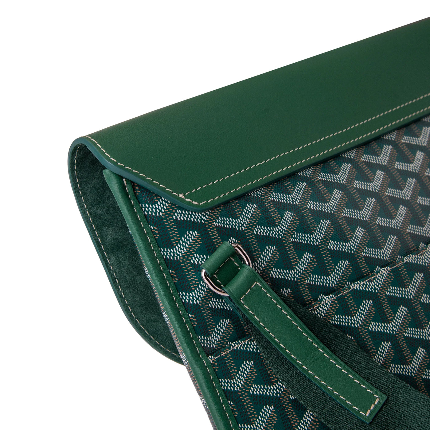 Sac à bandoulière Goyard Coursier Vert Messenger — vue 5