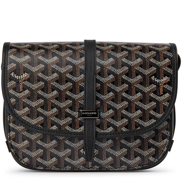 Sac à bandoulière Goyard Goyardine Belvedere II Noir PM Messenger