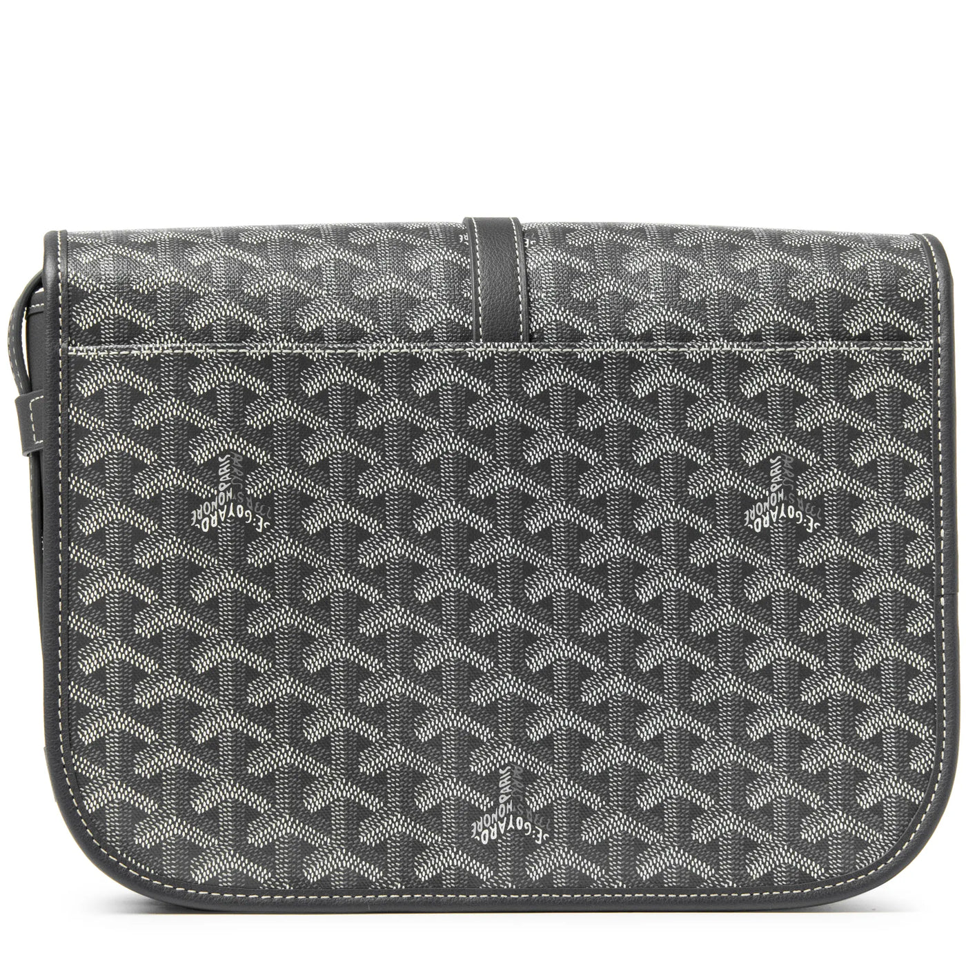 Sac à bandoulière Goyard Goyardine Belvedere II Gris MM Messenger — vue 2