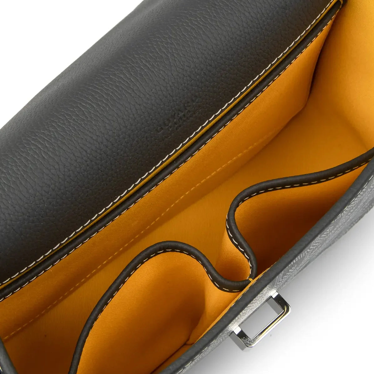 Sac à bandoulière Goyard Goyardine Belvedere II Gris PM Messenger — vue 3