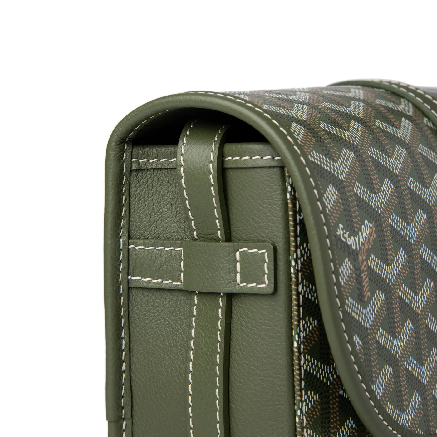 Sac à bandoulière Goyard Goyardine Belvedere II Khaki PM Messenger — vue 4
