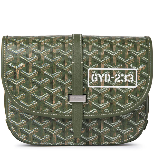 Sac à bandoulière Goyard Goyardine Belvedere II Khaki PM Messenger