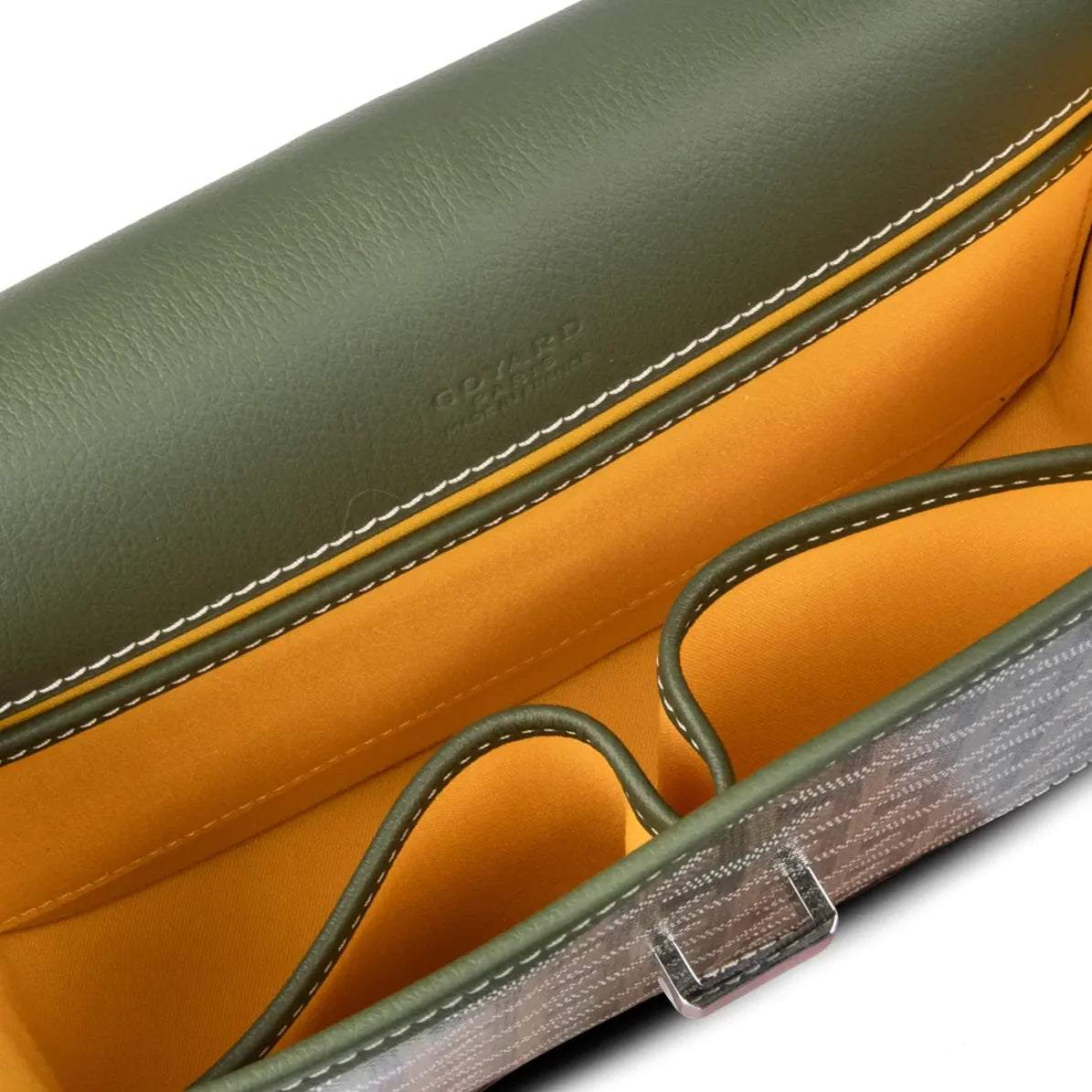 Sac à bandoulière Goyard Goyardine Belvedere II Khaki PM Messenger — vue 3