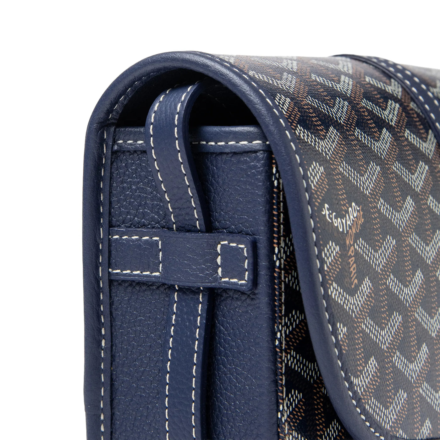 Sac à bandoulière Goyard Goyardine Belvedere II Marine PM Messenger — vue 3