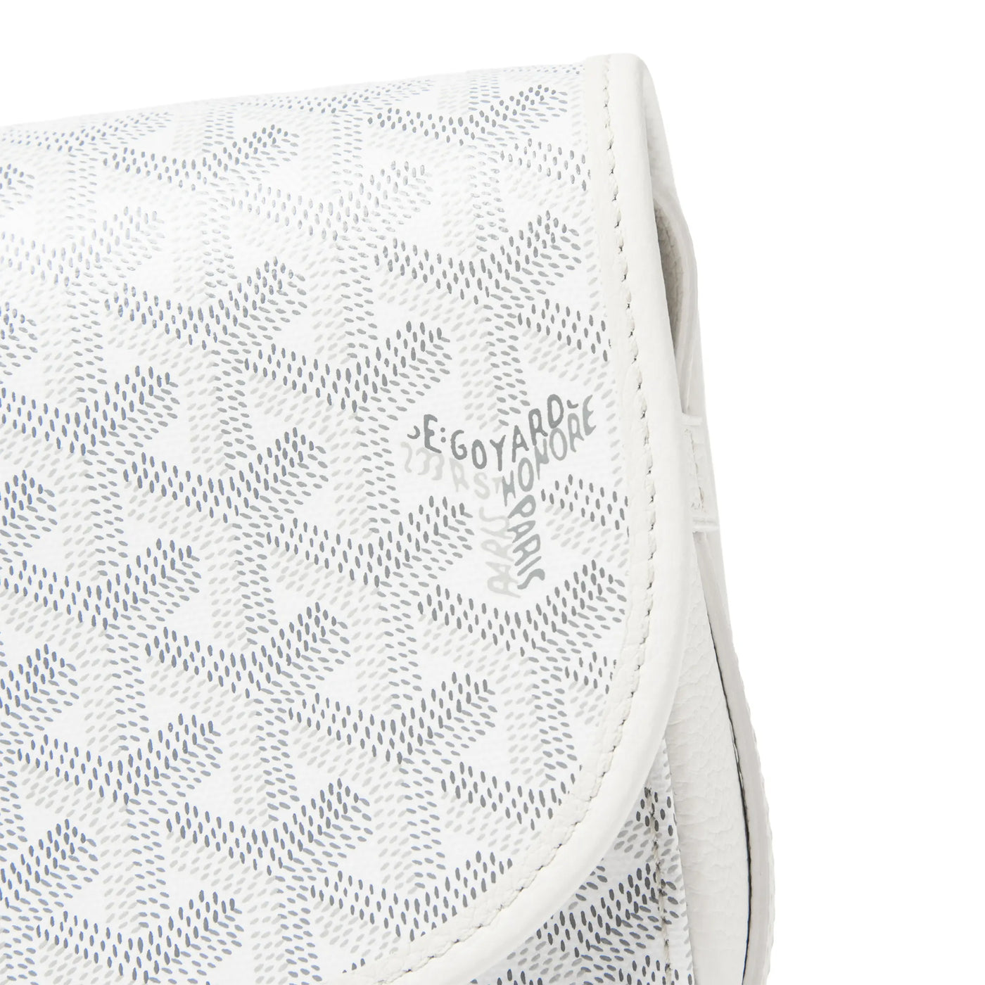 Sac à bandoulière Goyard Goyardine Belvedere II Blanc PM Messenger — vue 4
