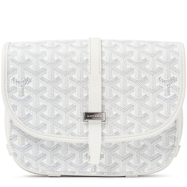 Sac à bandoulière Goyard Goyardine Belvedere II Blanc PM Messenger