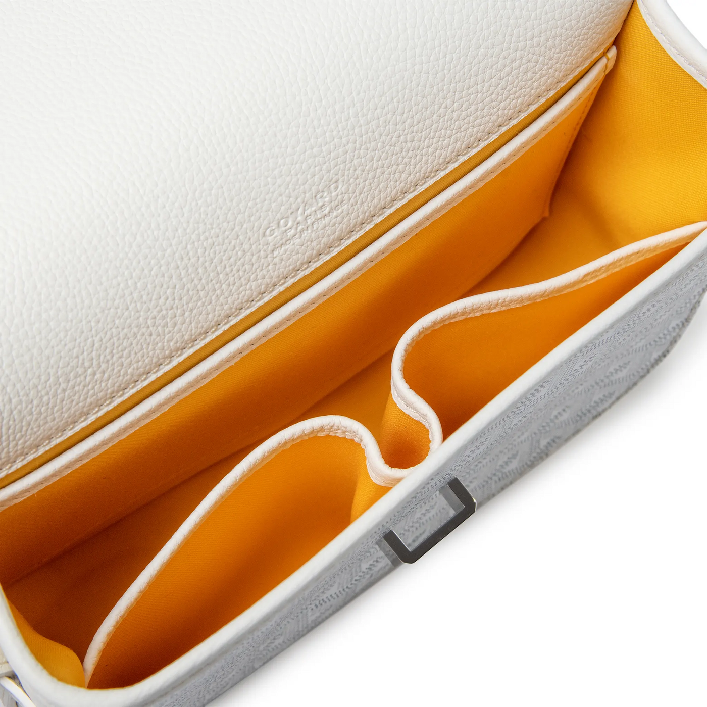 Sac à bandoulière Goyard Goyardine Belvedere II Blanc PM Messenger — vue 8