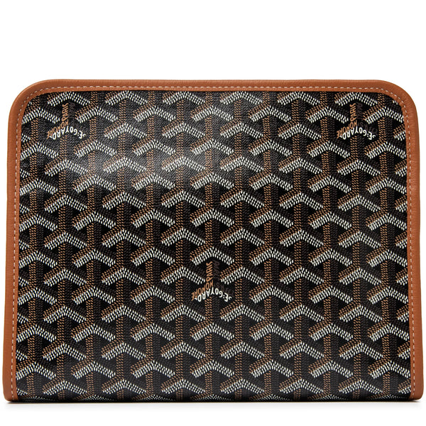 Trousse de toilette Goyard Jouvence MM Noir/Tan Washbag — alt