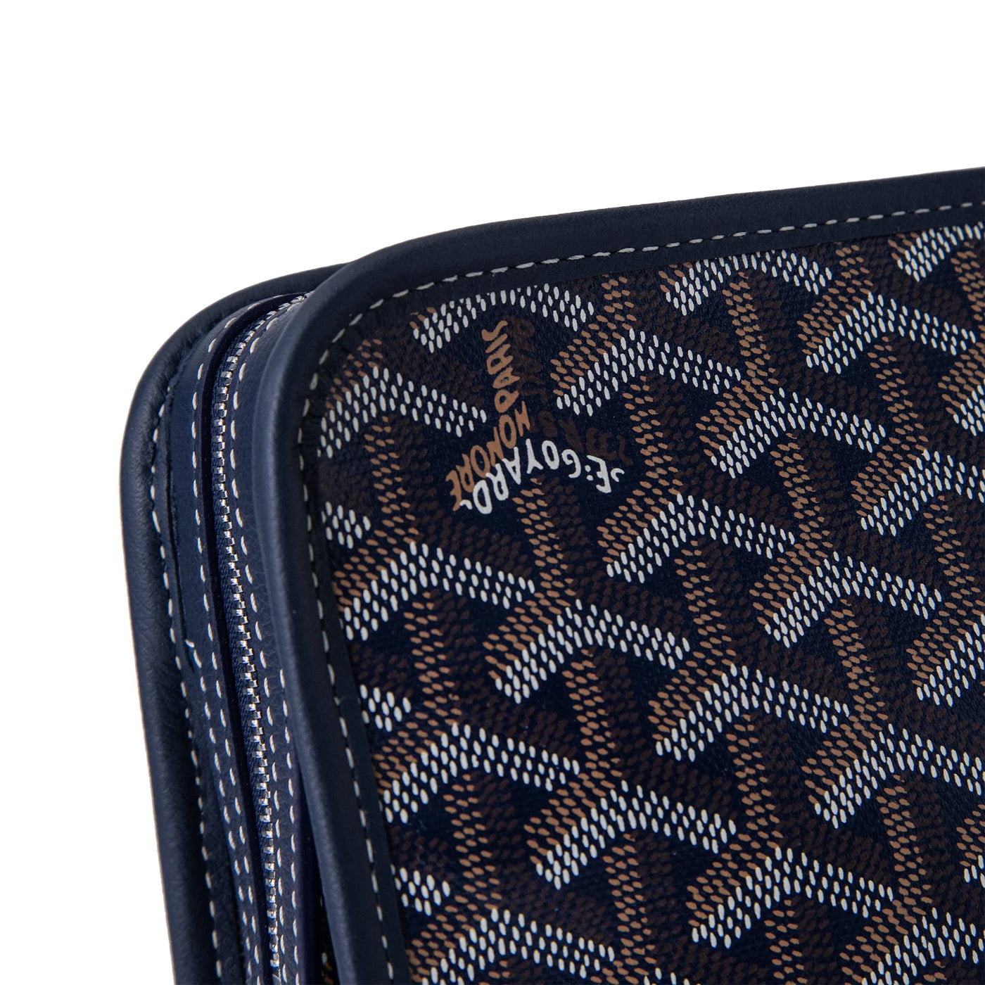 Trousse de toilette Goyard Jouvence MM Washbag Marine Bleu — vue 4