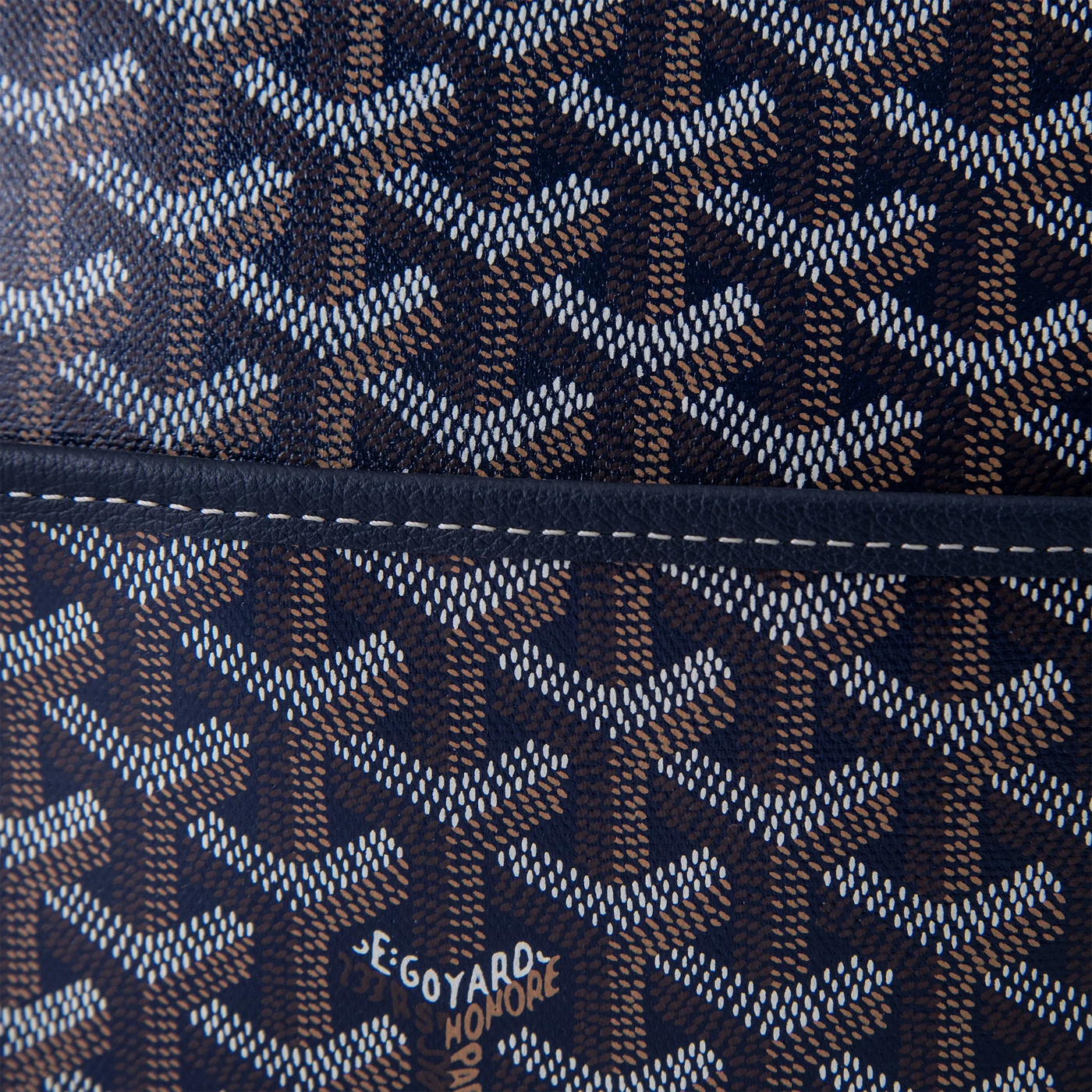 Trousse de toilette Goyard Jouvence MM Washbag Marine Bleu — vue 7