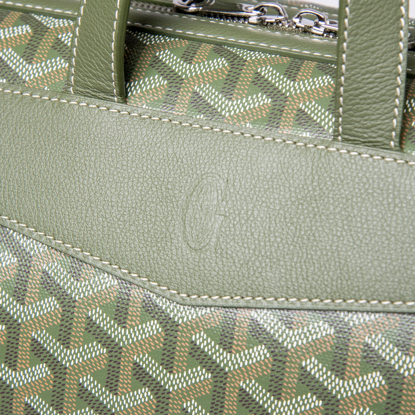 Sac à dos Goyard Khaki Cisalpin — vue 4