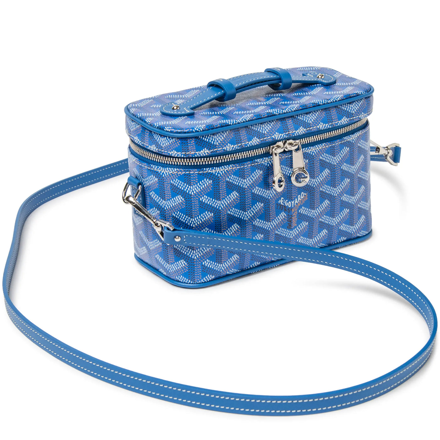 Trousse de toilette Goyard Muse Mini Sky Bleu Vanity — vue 9