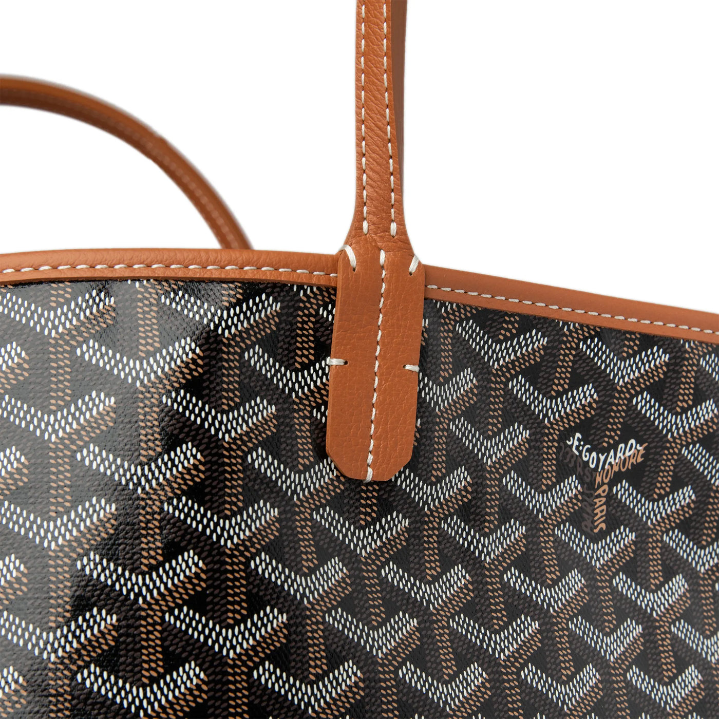 Cabas Goyard Saint Louis PM Noir Tan — vue 6
