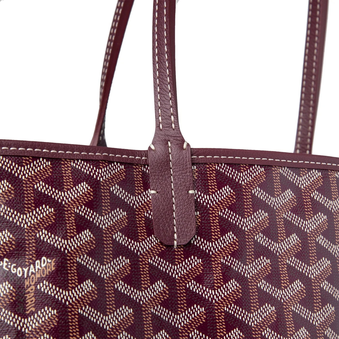Cabas Goyard Saint Louis PM Burgundy — vue 5