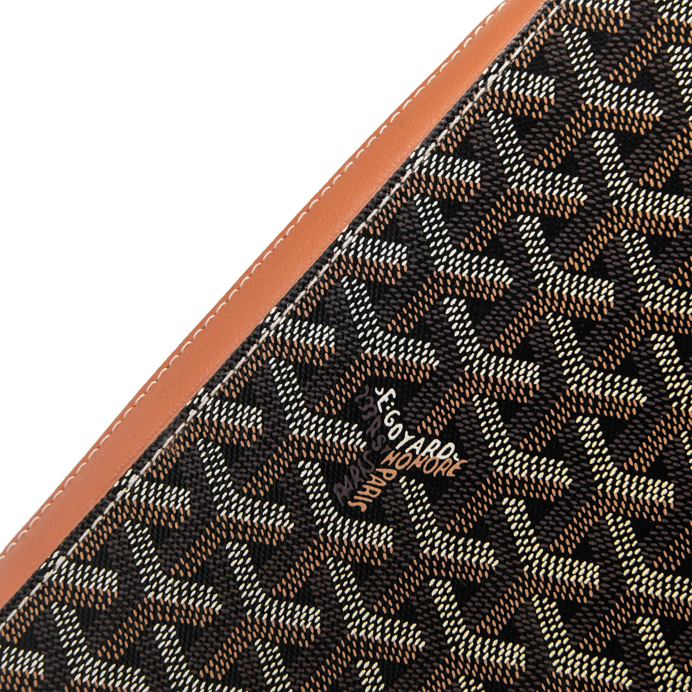 Portefeuille Goyard Compagnon Universel A4 Noir Tan — vue 7