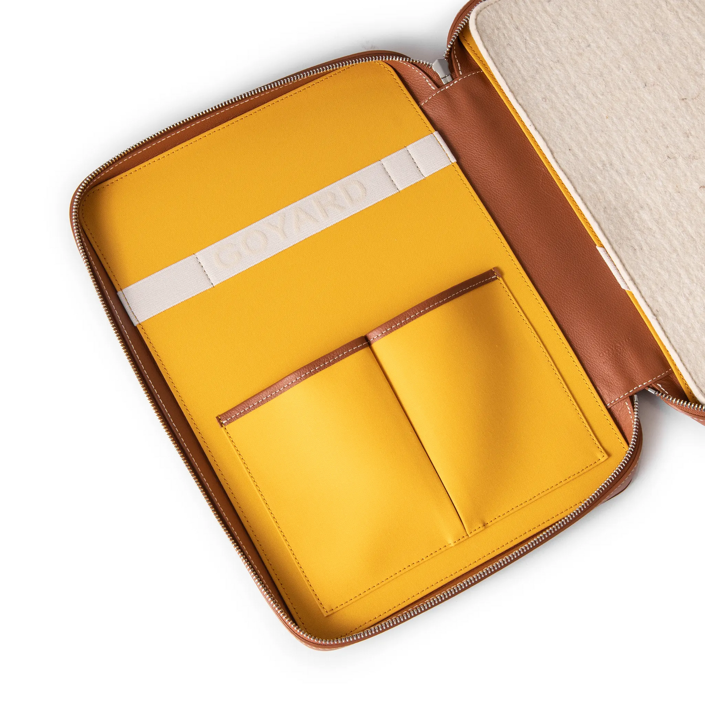 Portefeuille Goyard Compagnon Universel A4 Noir Tan — vue 4