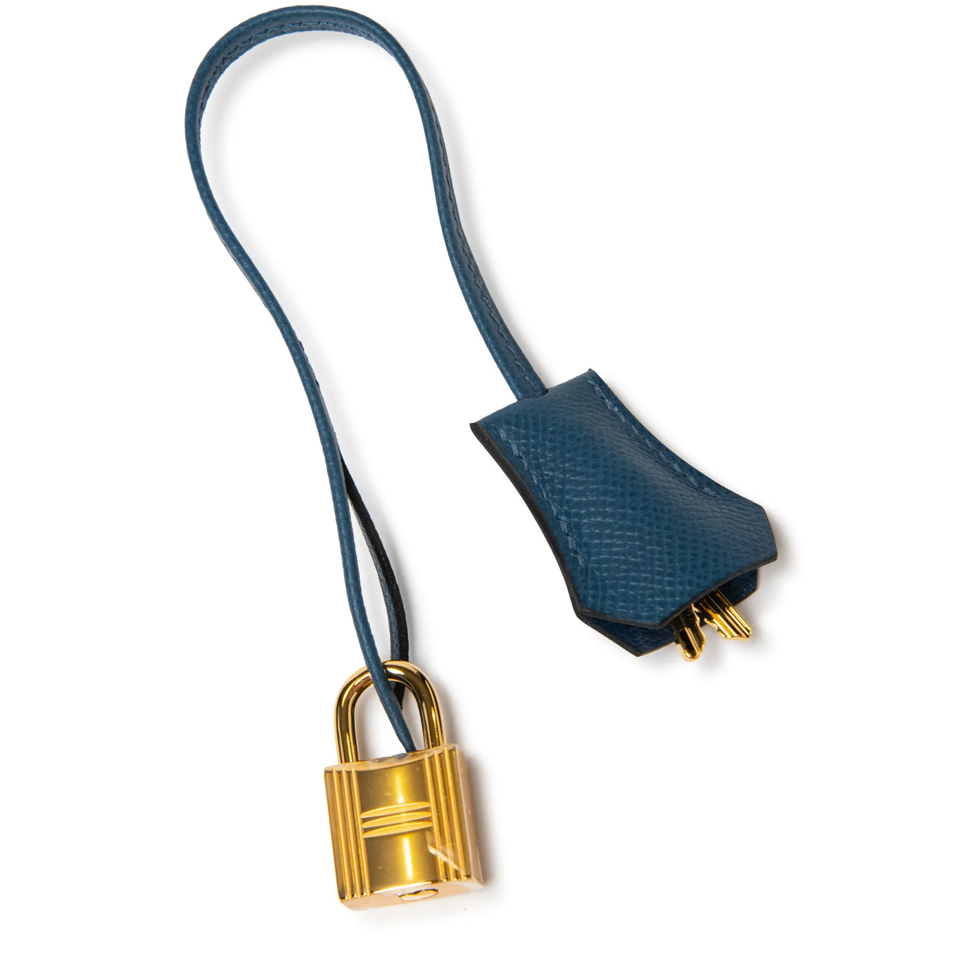 Sac à main Hermès Sellier Birkin 30 Deep Bleu Epsom Leather Or Hardware — vue 19