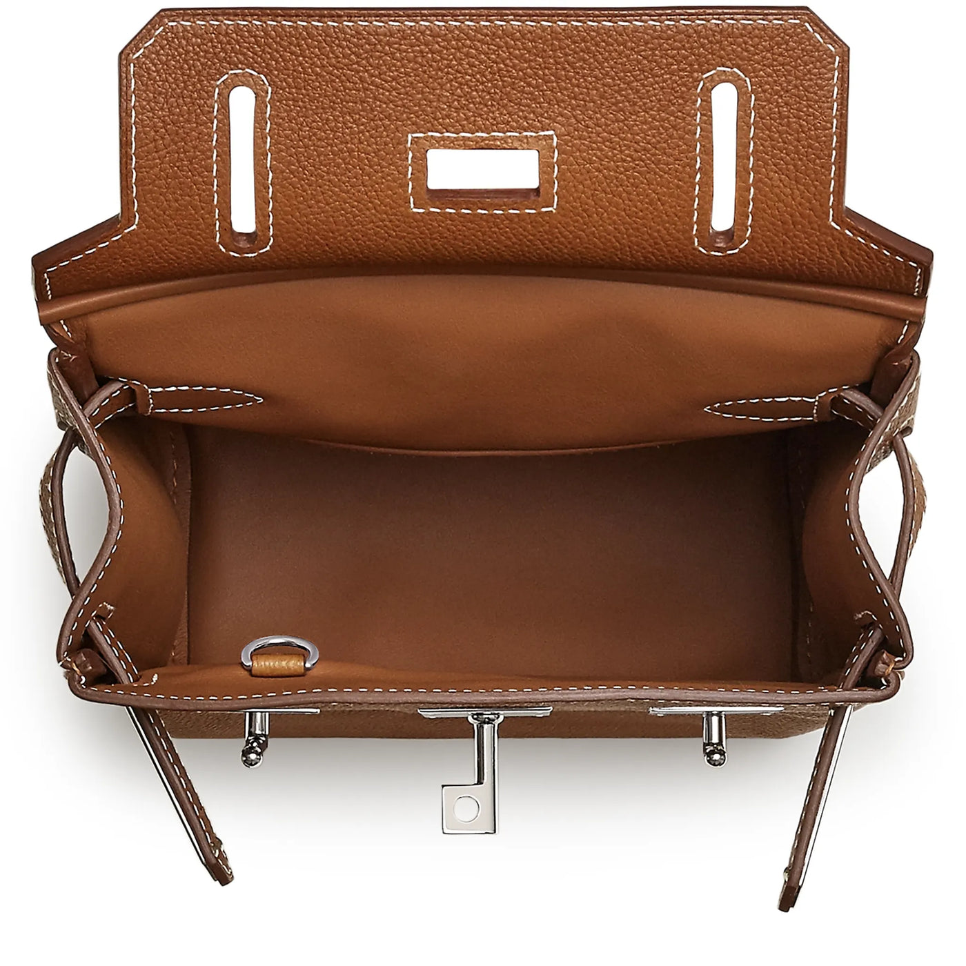 Sac à dos Hermès Hac A Dos PM Barenia Faubourg Fauve Palladium Hardware — vue 4