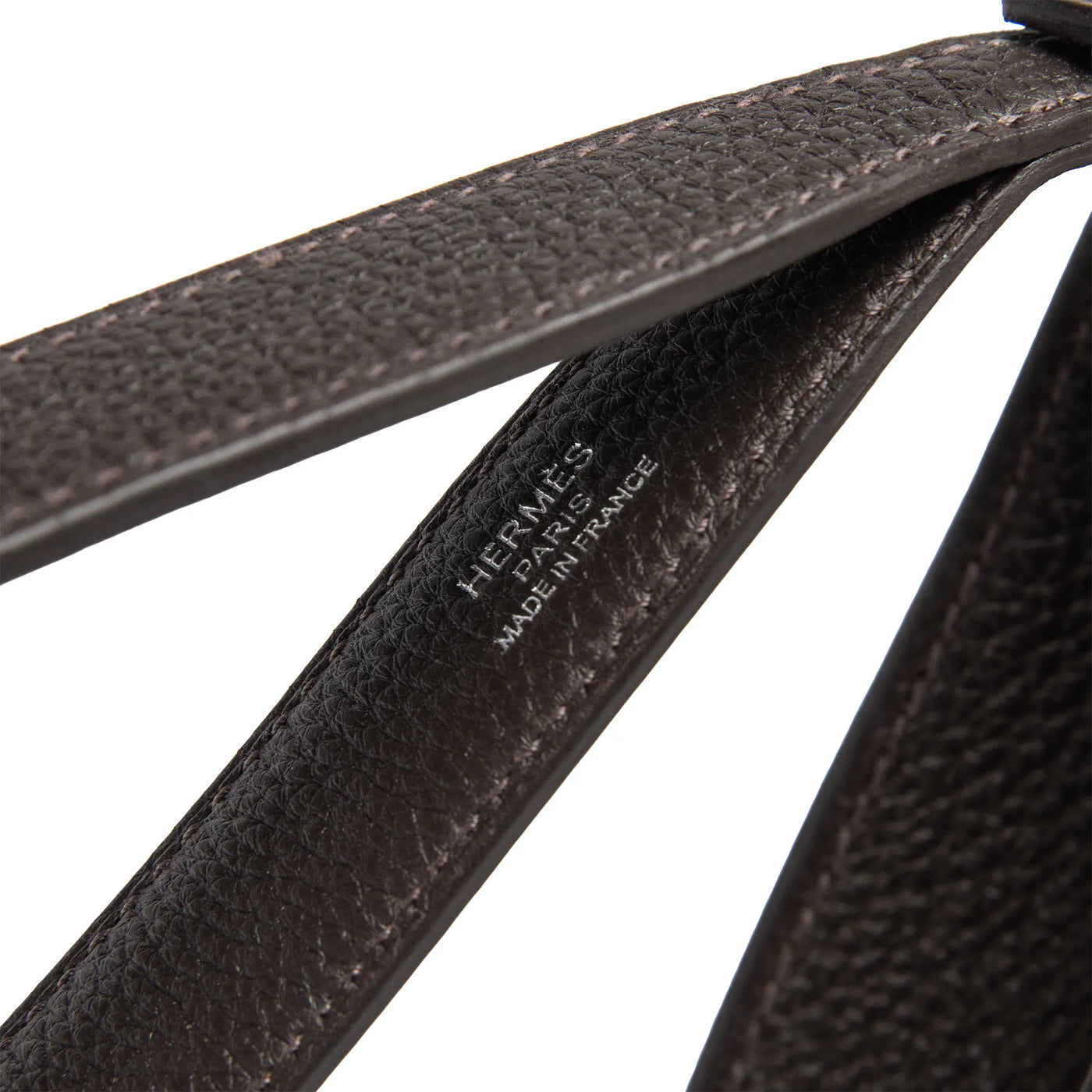Pochette Hermès Kelly Depeches 25 Negonda Calfskin Bai Brun Palladium Hardware — vue 11
