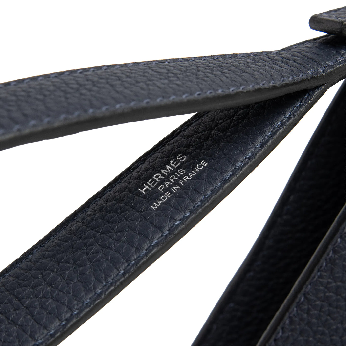 Pochette Hermès Kelly Depeches 25 Togo Calfskin Bleu Nuit Palladium Hardware — vue 11