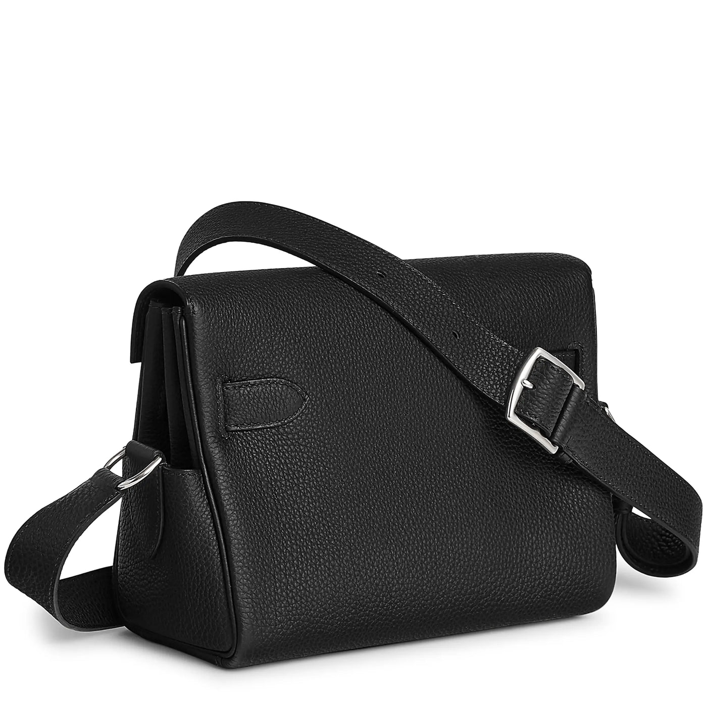 Sac à bandoulière Hermès Kelly Togo Calfskin Palladium Hardware Noir Messenger — vue 2