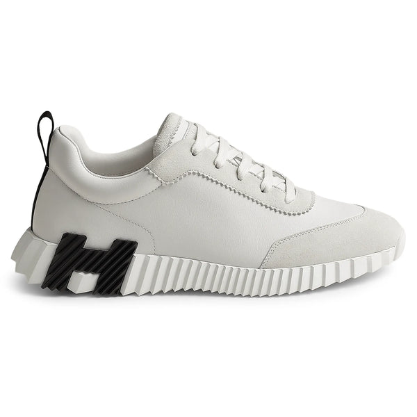Baskets Hermès Bouncing Calf Blanc Noir