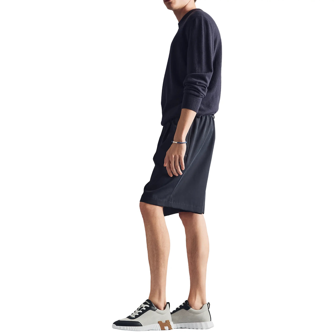Baskets Hermès Bouncing Calf Prunoir Noir — vue 6