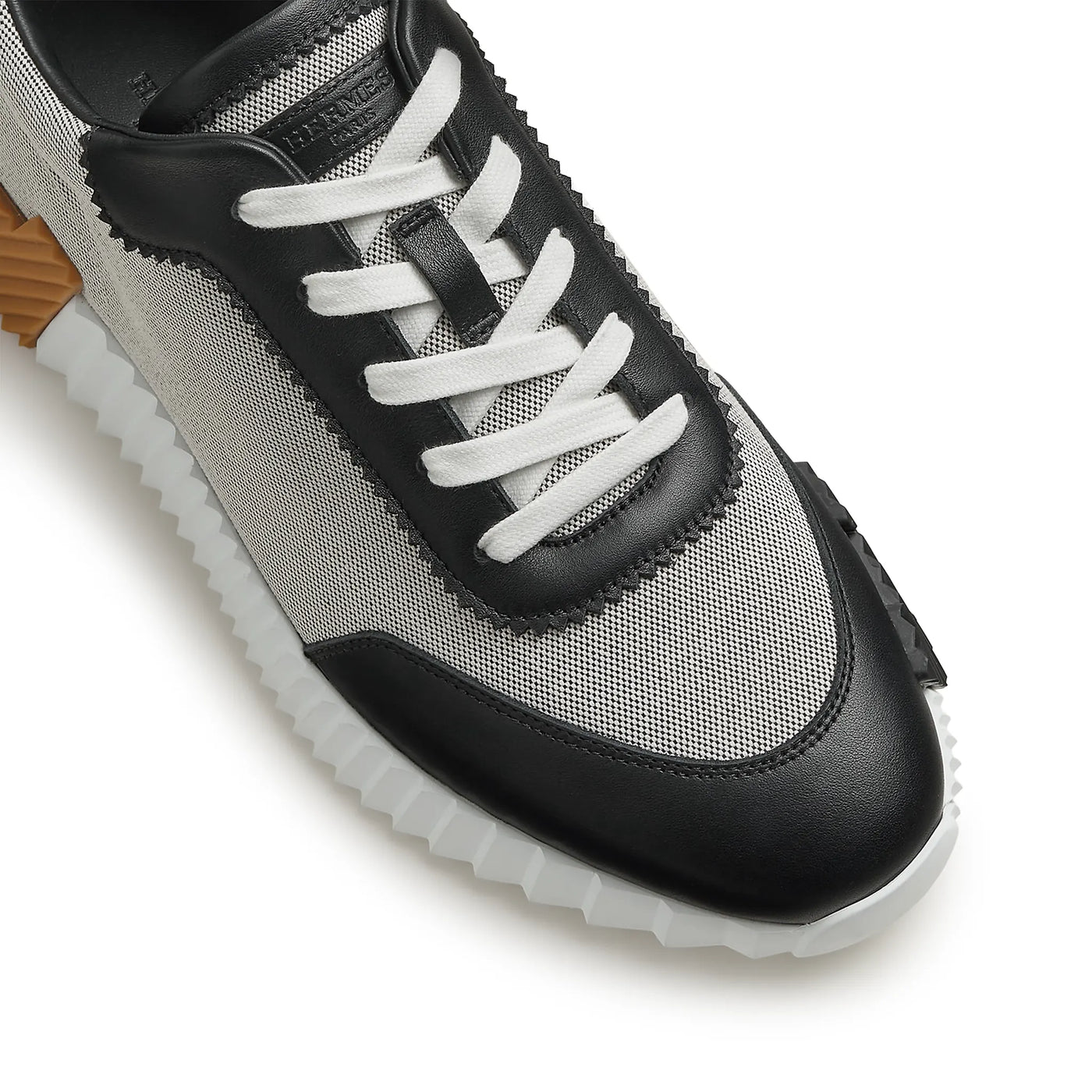 Baskets Hermès Bouncing Calf Prunoir Noir — vue 4